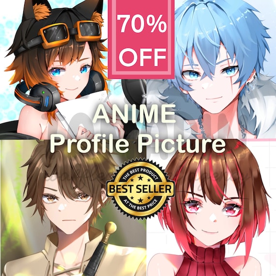 CUSTOM PFP Anime | Pfp Commission | pfp twitch | PFP Anime, Anime, Vtuber pfp, Pngtuber pfp, Profile Icon | Character Commission