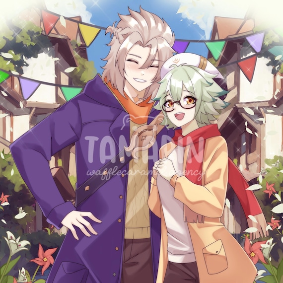 ANIME PFP art | custom art commission | anime commission | digital art ( oc, d&d, couple, genshin, ff xiv, anime art commission)