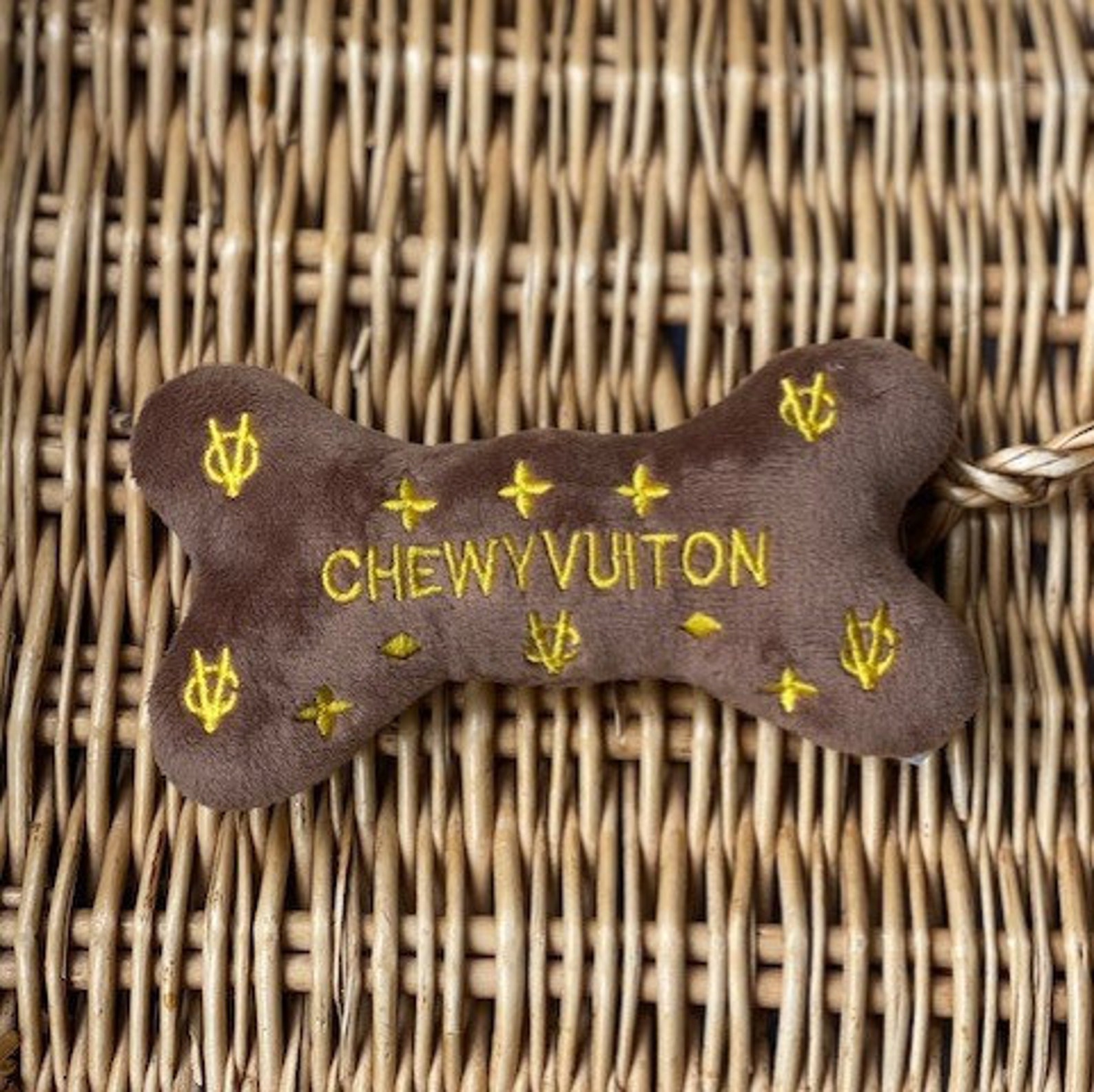 Dog Toys Chewy Vuitton Bone Plush Dog Toy 16cm 6.3in Etsy