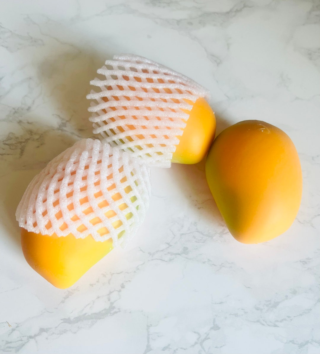 Mango Stress Ball Shaving Cream Squishy Etsy