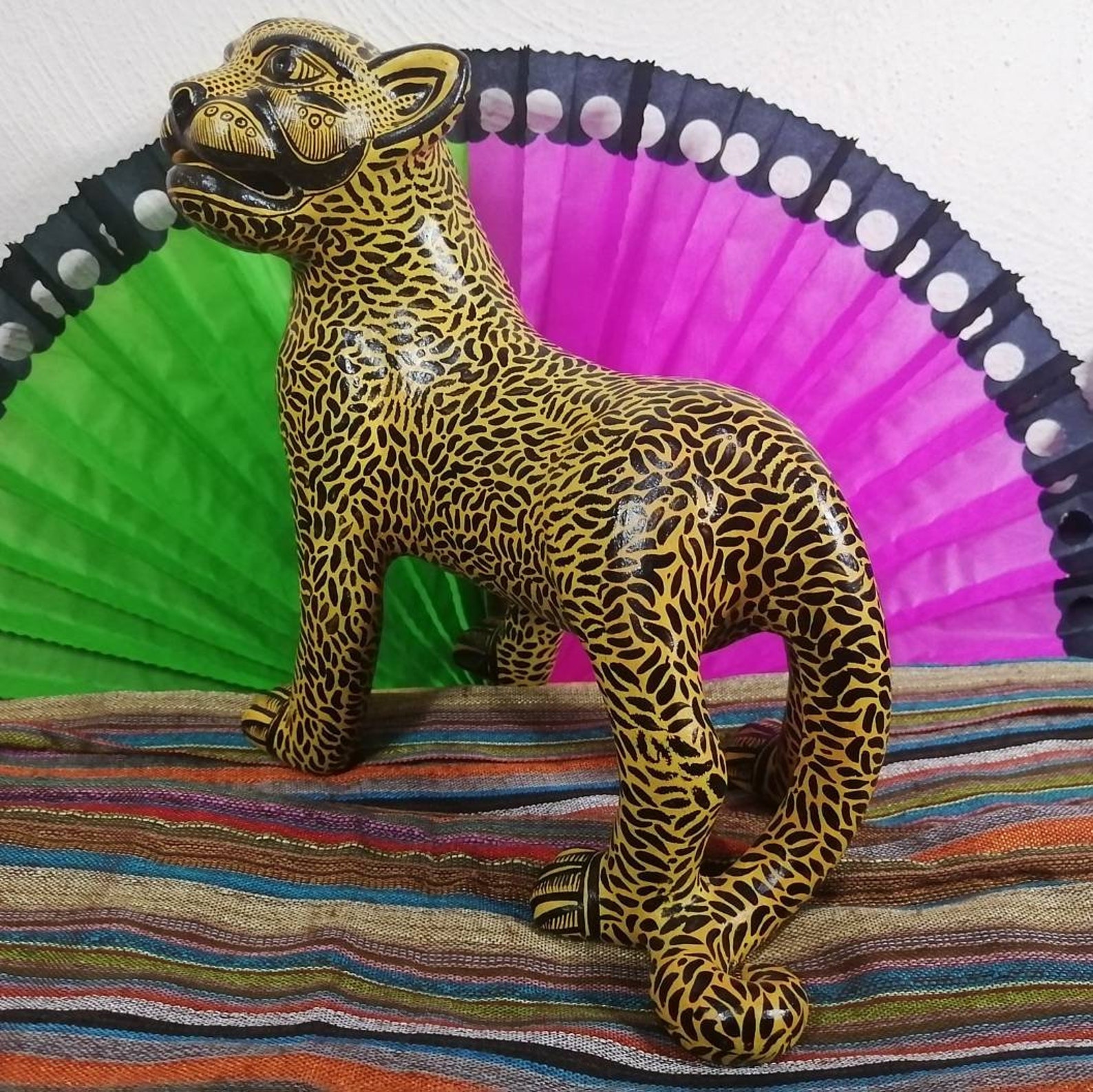 Large Clay Tzeltal Balam Jaguar From Amatenango Del Valle | Etsy UK