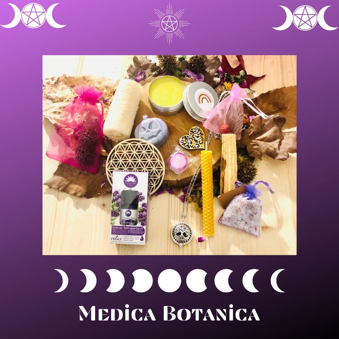 Witch Box Sorcière Verte/Kit Rituel Bien Être et Relaxation