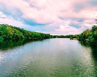 Accueillir l'automne sur le lac