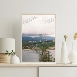 Lions Gate Bridge Photo Art Print