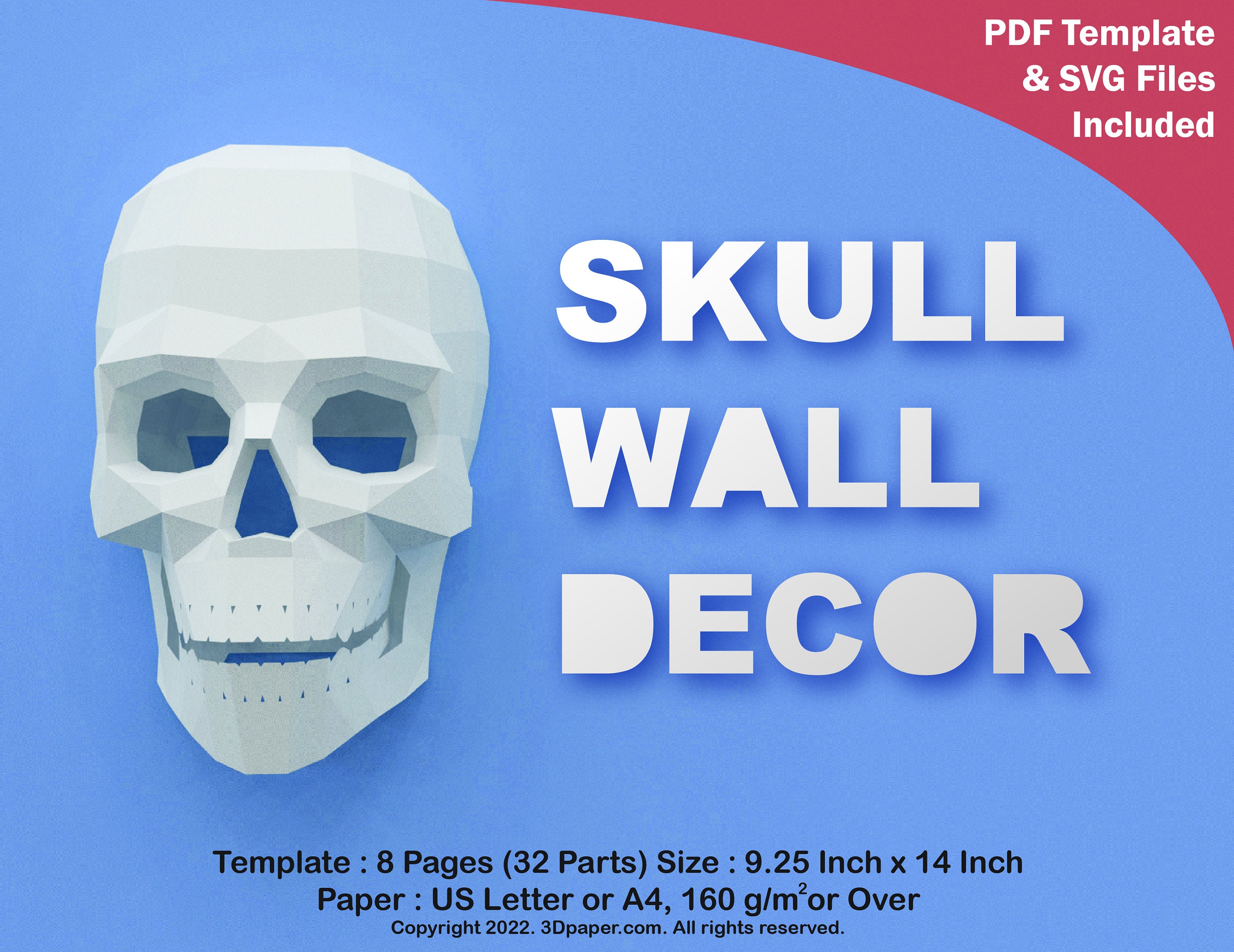 Skull Wall Decor Etsy