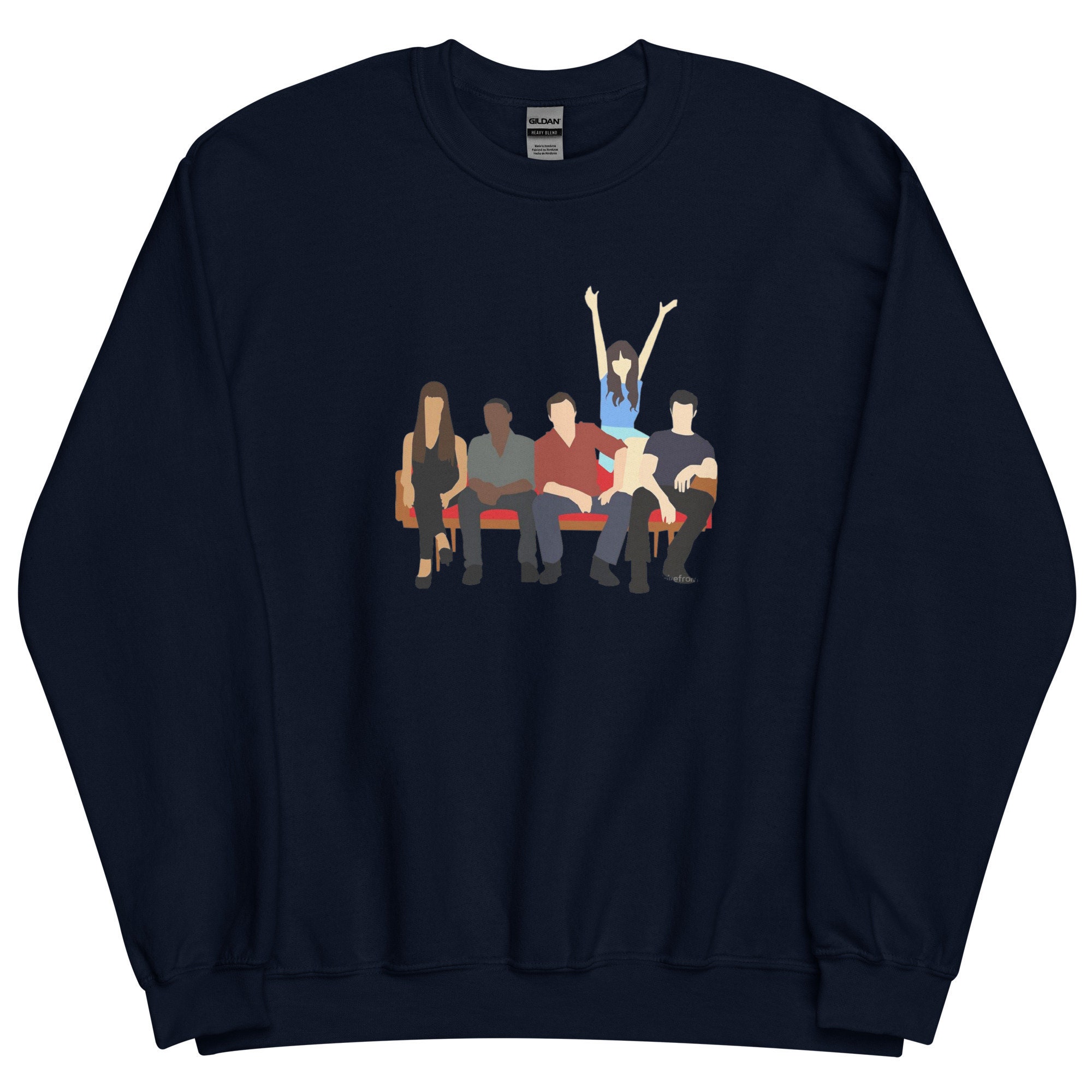 New Girl TV Show Sweatshirt Jess Nick Schmidt Cece Winston