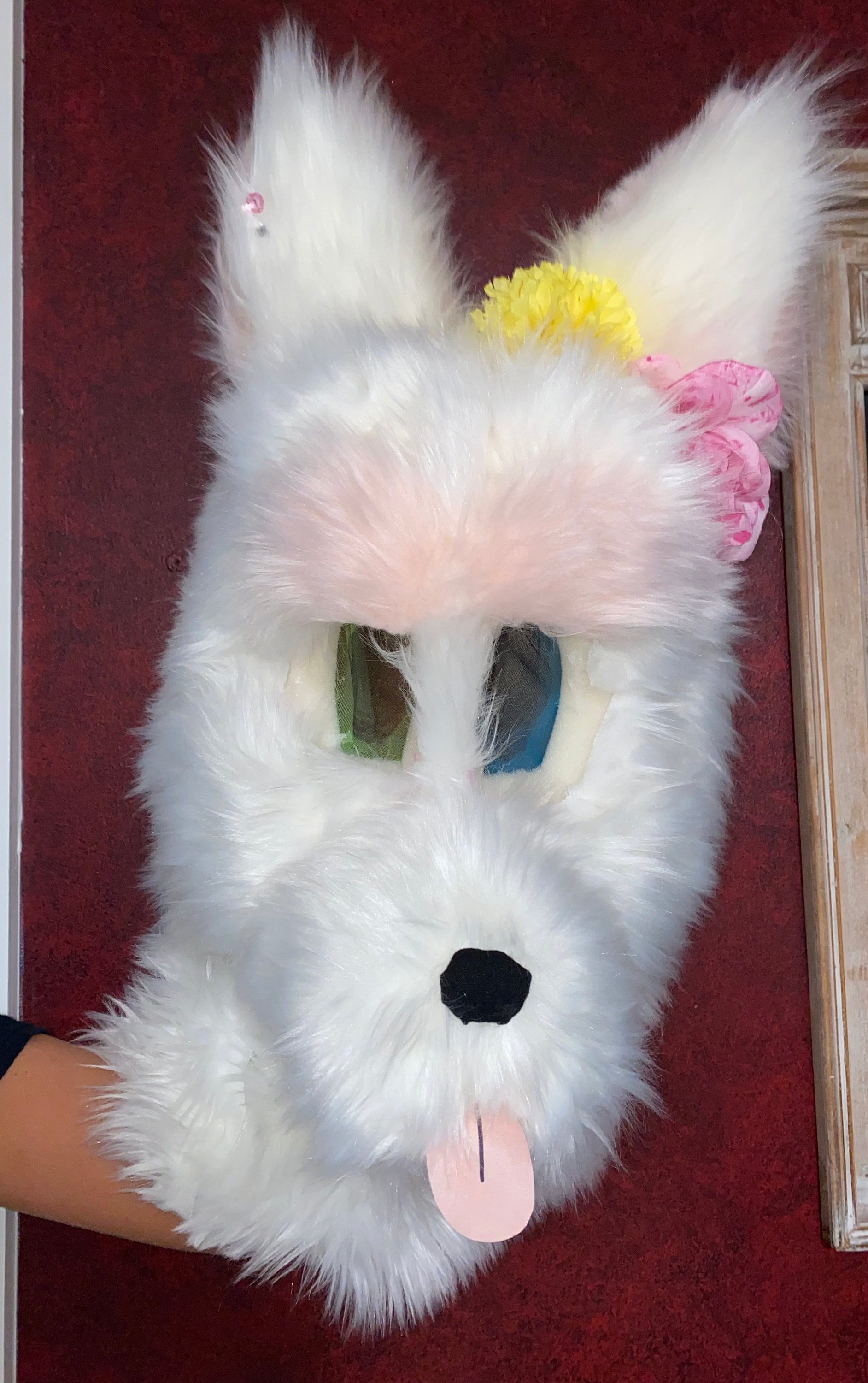 fox fur head