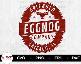 Griswold Eggnog Company SVG, diseño navideño divertido (descarga digital)