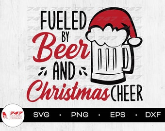 Funny Christmas SVG, Beer Lover SVG, Christmas Drink SVG, Christmas Cheer, png