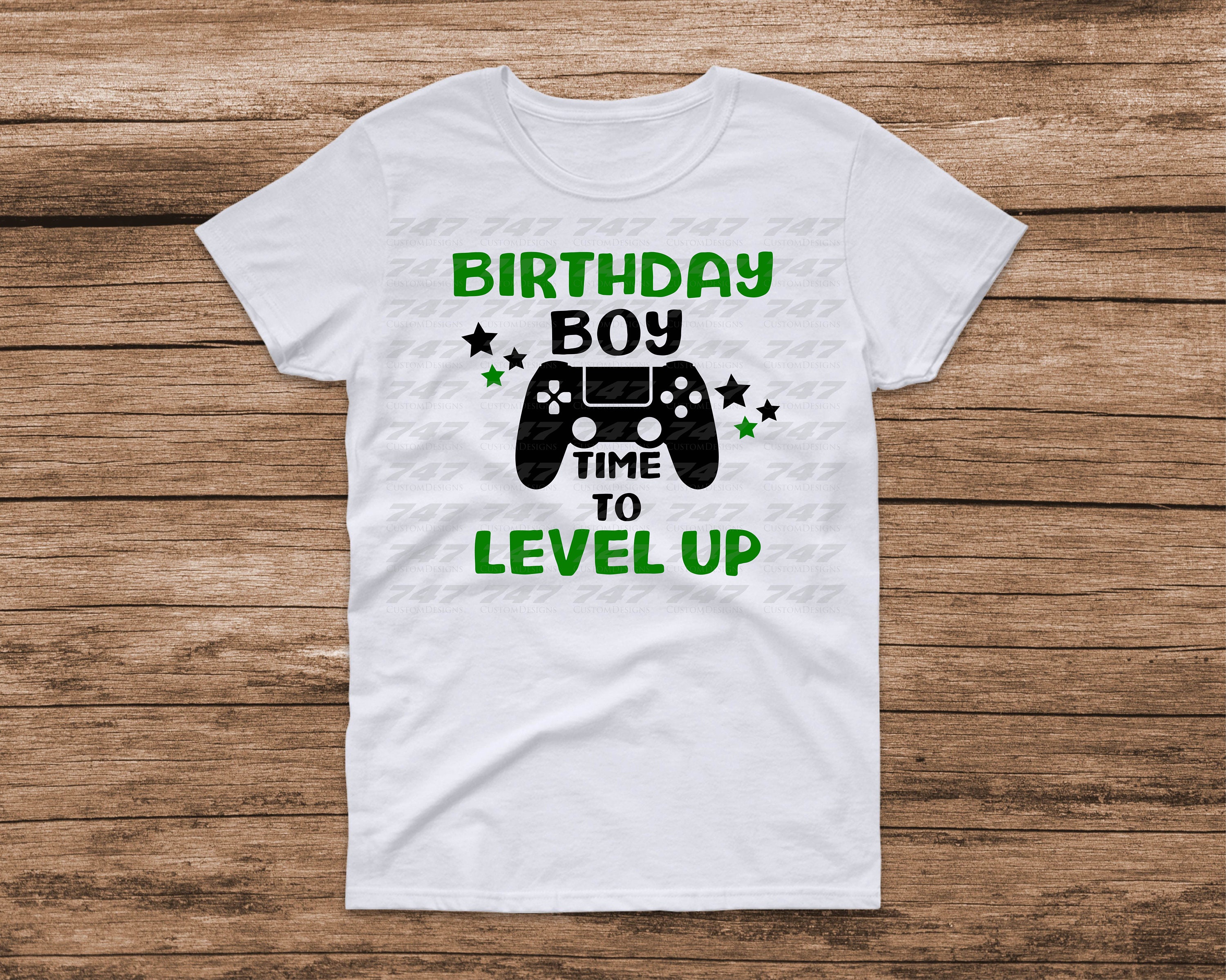 Birthday Boy Time to Level up SVG, Video Gamer Birthday