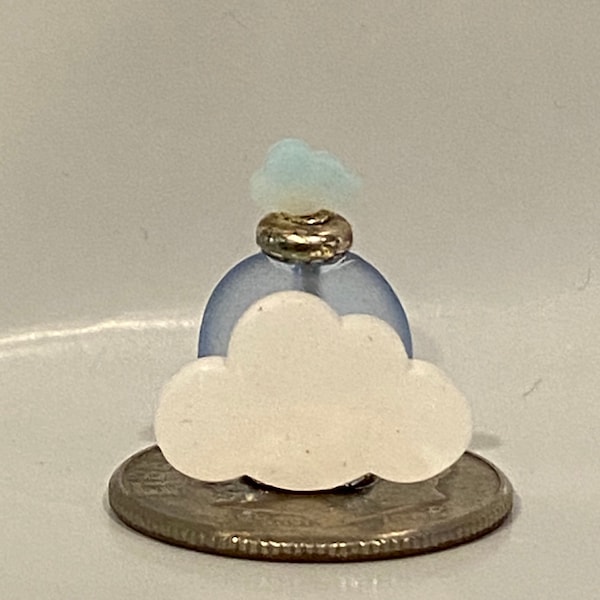 Miniature Ariana Grande Cloud Perfume Replica in 1:12 Dollhouse scale