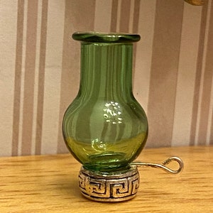 Miniature oil lamp/lantern in 1:12 Dollhouse scale
