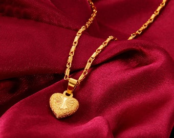 24k Gold Pendant - Etsy