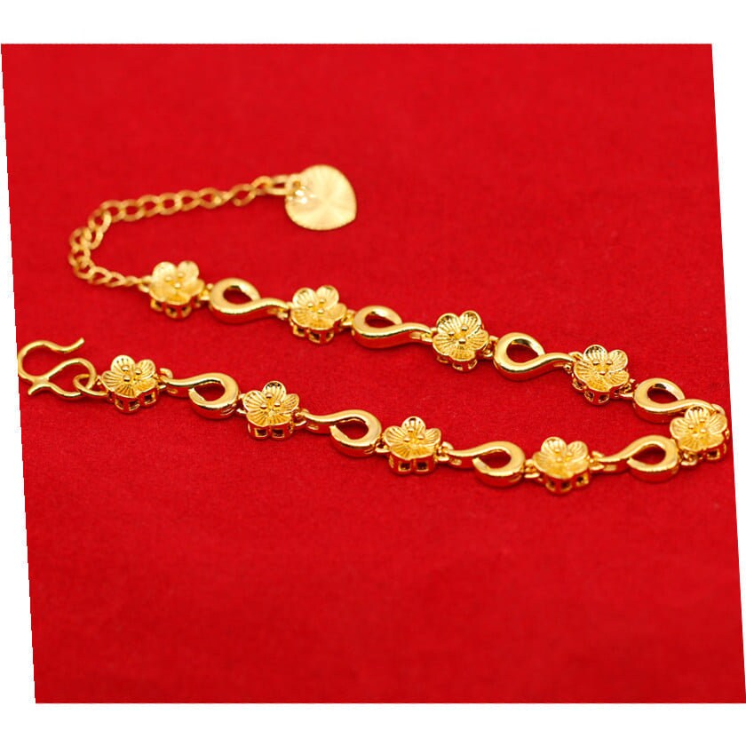 High Quality Fine Jewelry 24K Gold Plated Bracelet Adjustable Etsy UK
