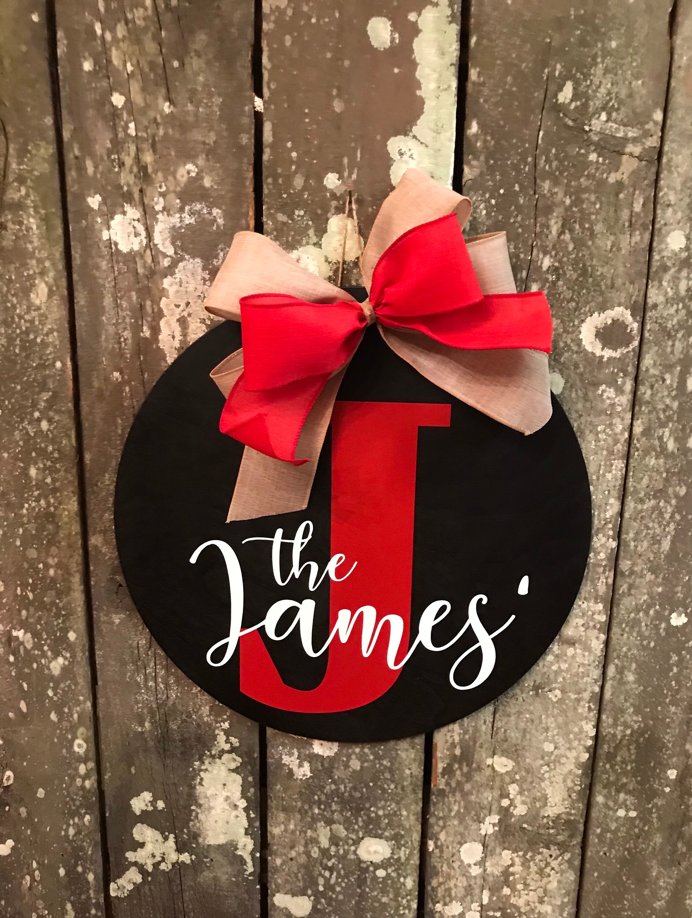 Wooden door/wall hangings. Etsy