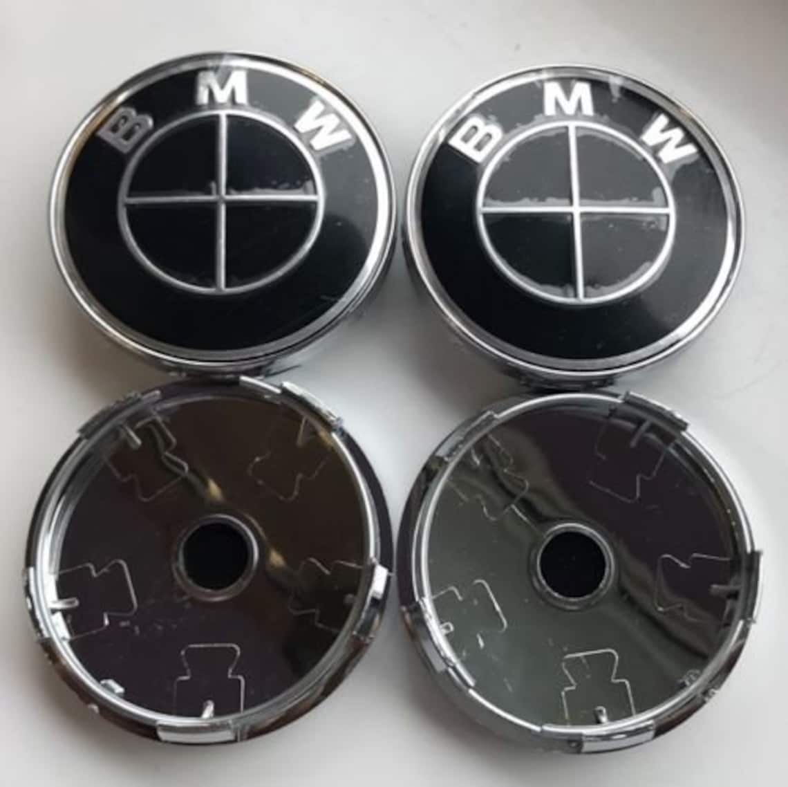 4x 60mm BMW Full Black 6cm Alloy Wheel Centre Caps Hubs Active | Etsy