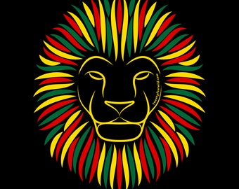 Rasta Reggae Vibes Lion | Kid Tee