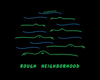 Crocodiles Rough Neighborhood | Kid Tee