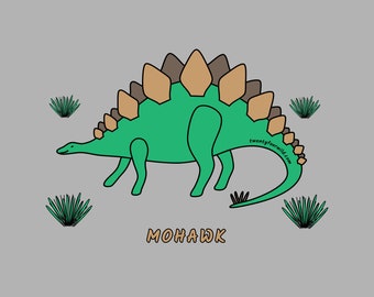 Mohawk Stegosaurus | Kid Tee
