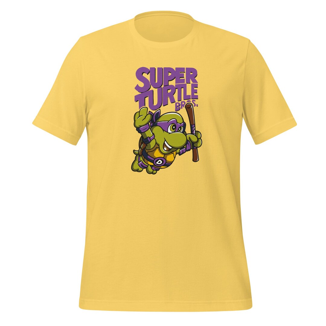 Ninja Turtles and Super Mario Bros Crossover T-shirt Retro Gaming ...