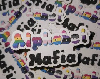 Alphabet Mafia funny LGBT+ sticker
