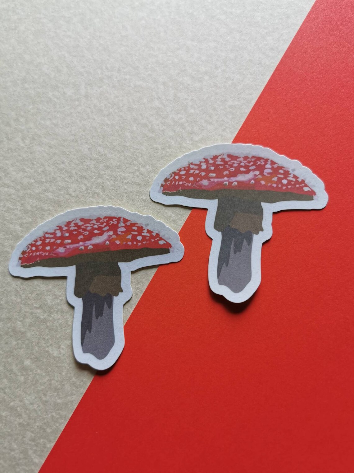 Mushroom Sticker Mushroom Stickers Cottagecore Stickers Etsy