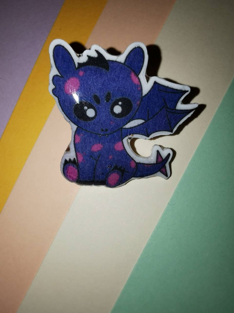 Dragon Design Pin Badges