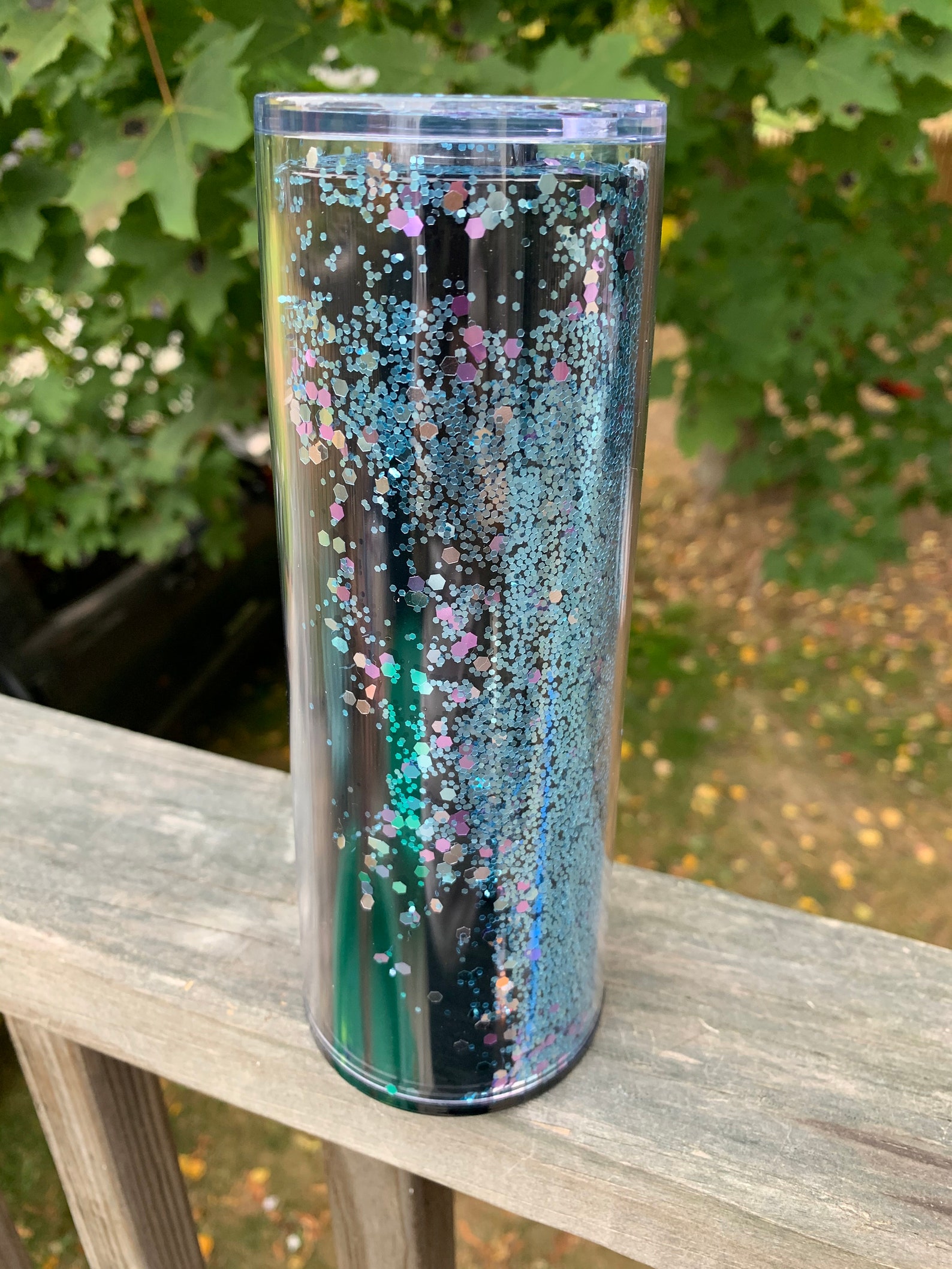 Glitter Snow Globe Tumbler Etsy