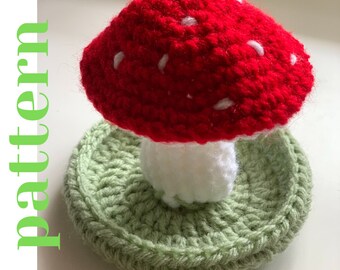 PATTERN Mushroom Jewelry Holder