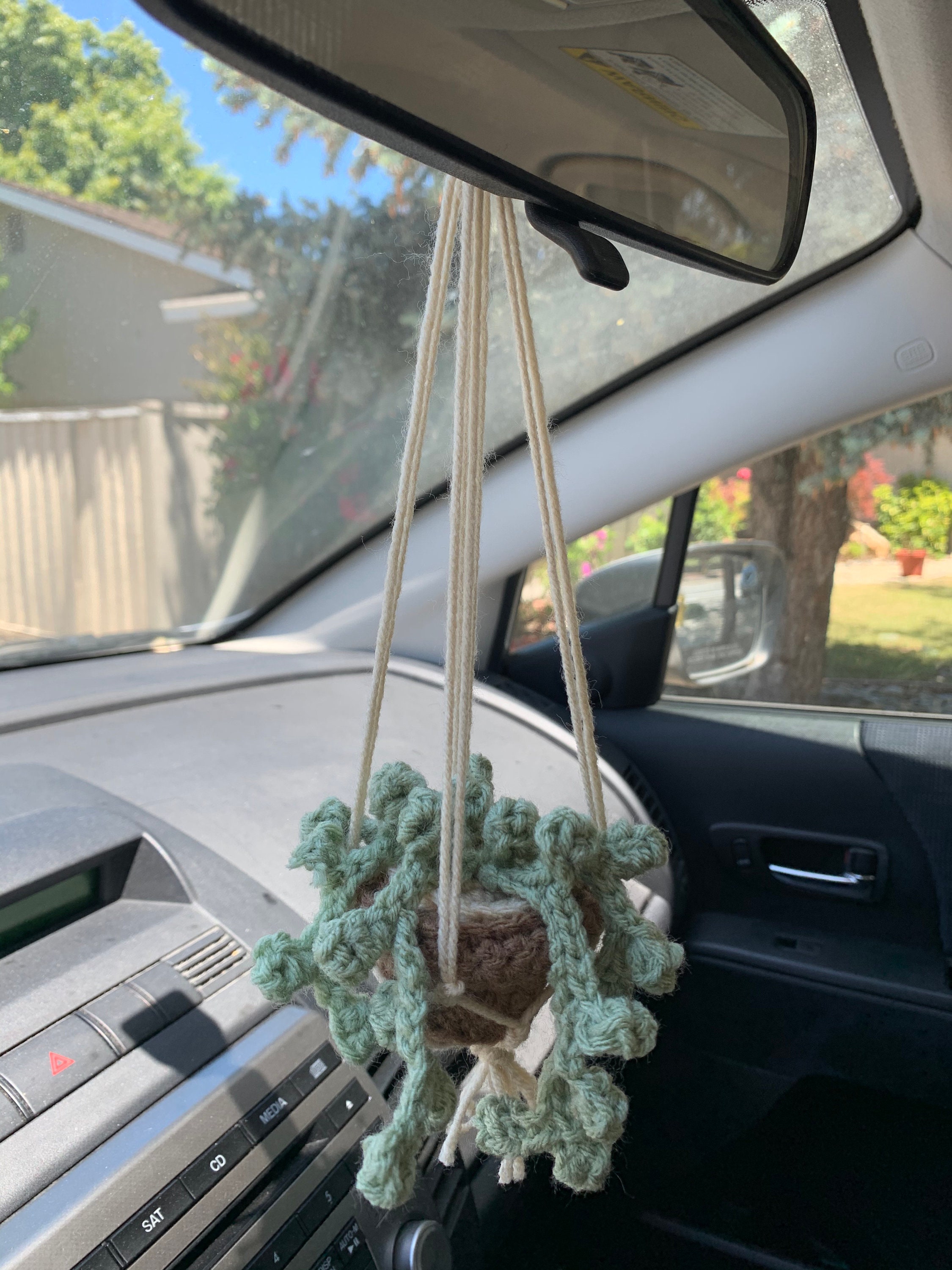 Custom Crochet Car Plant Hanger Etsy