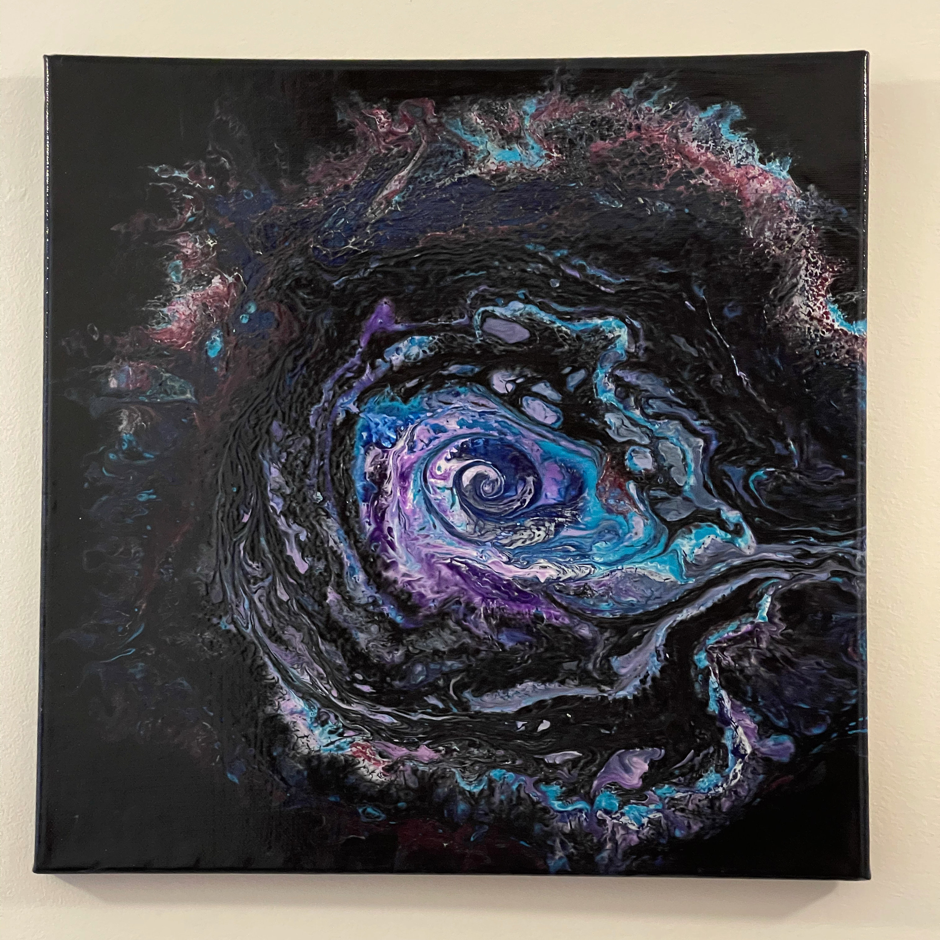Black hole painting Etsy