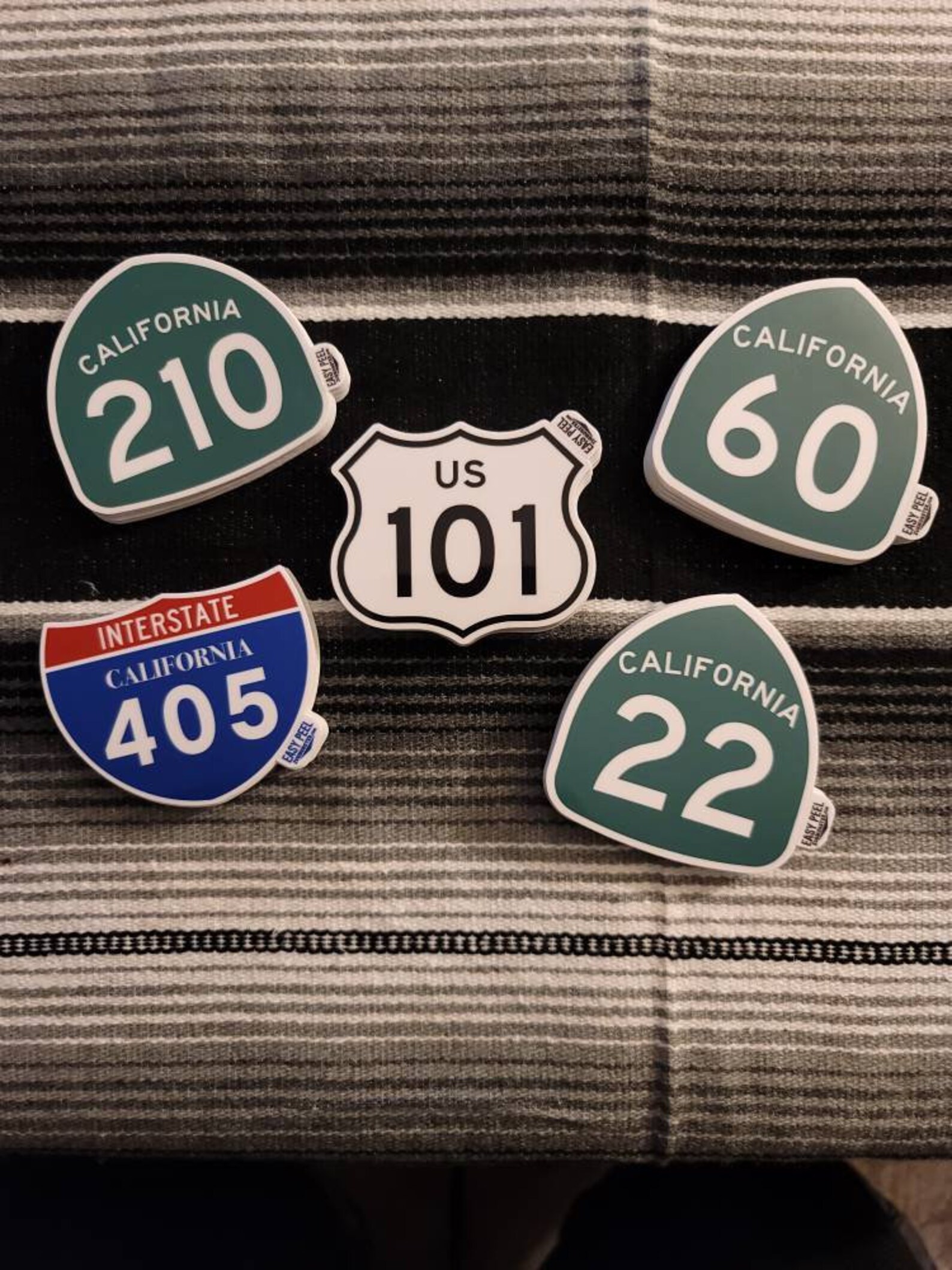 Interstate Hwy Stickers Etsy