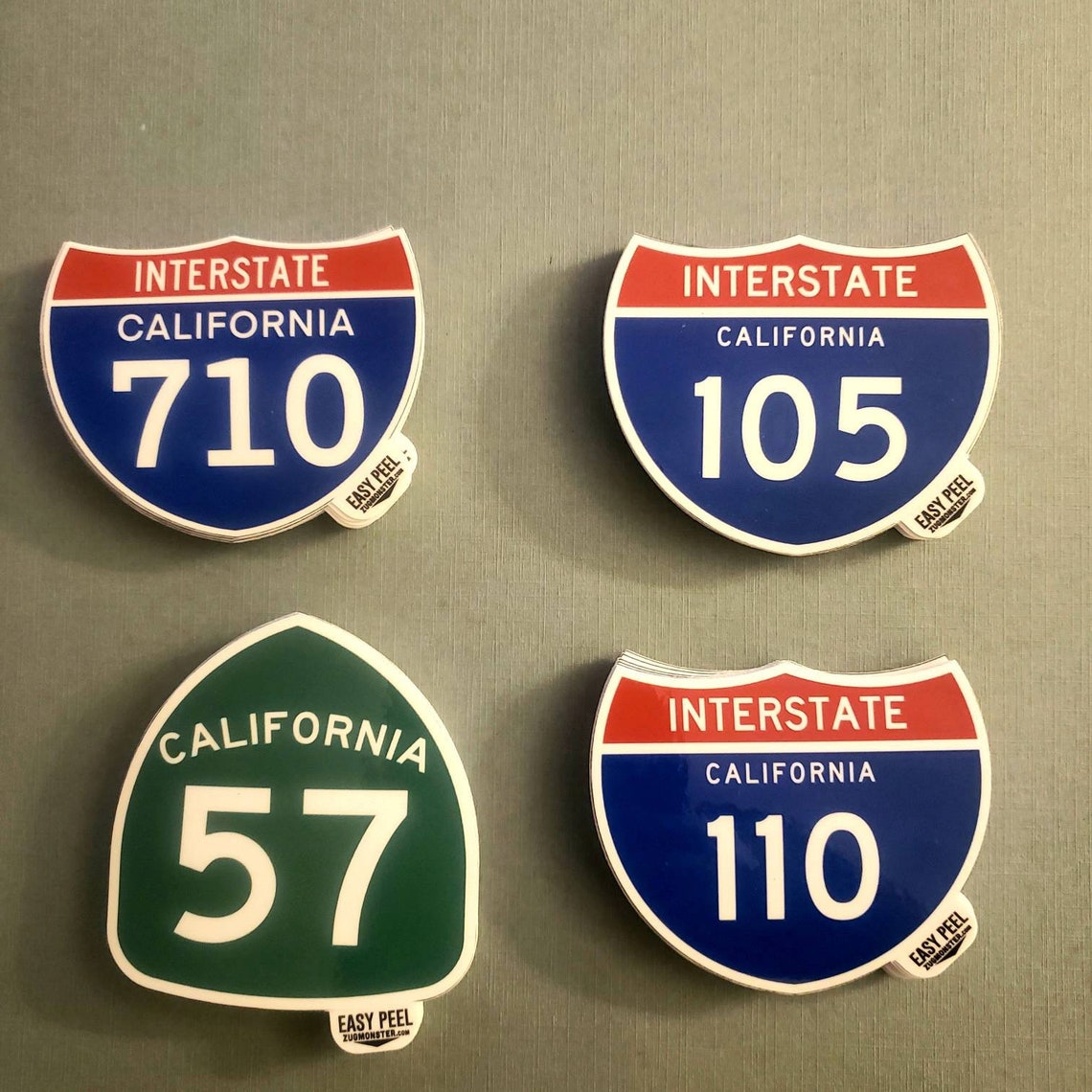 Interstate Hwy Stickers Etsy