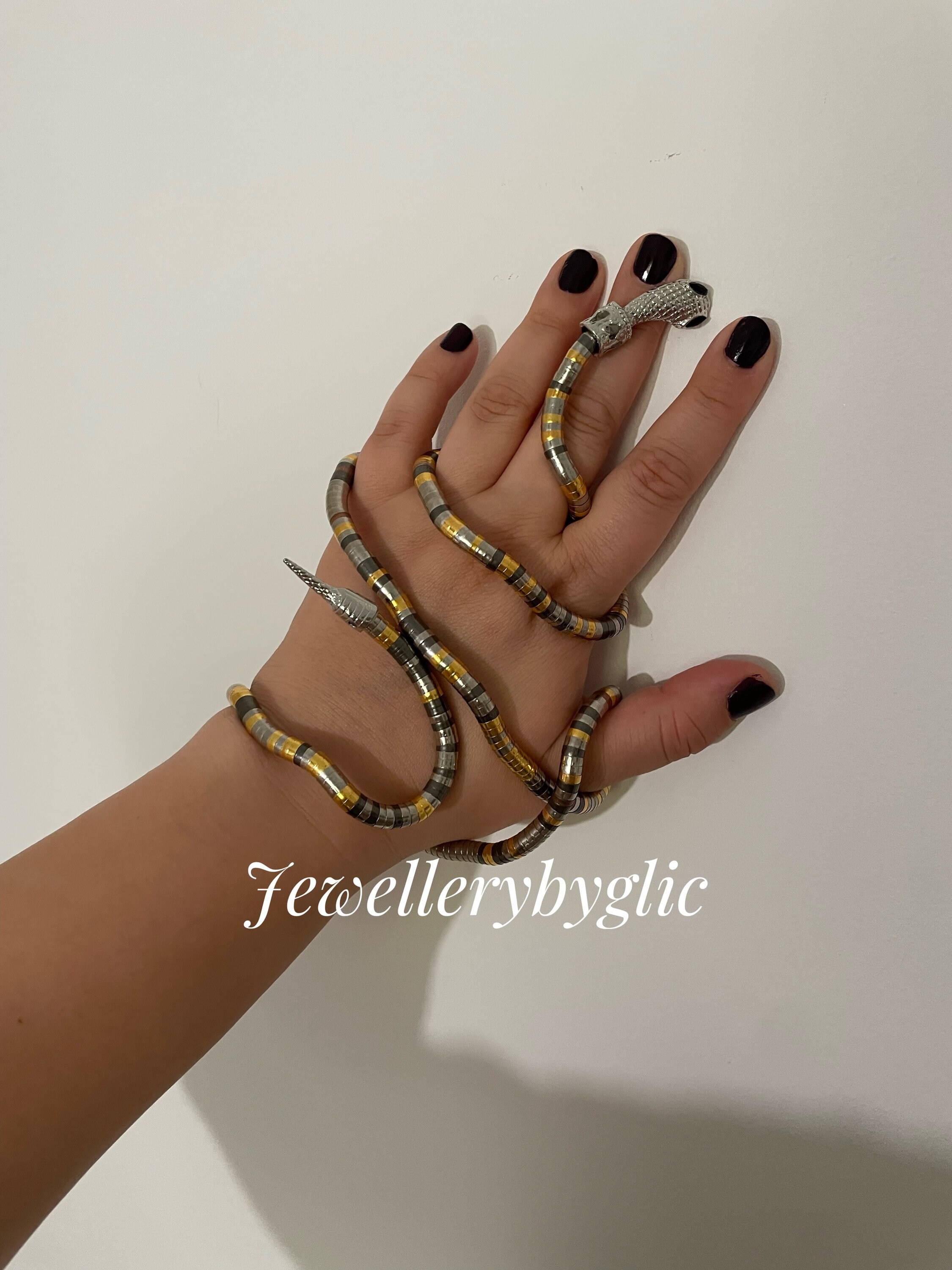 Bendable Snake Bracelet for Women Adjustable Punk Snake Choker - Flexible  Multi-Purpose Medusa Necklace Hollween Jewelry