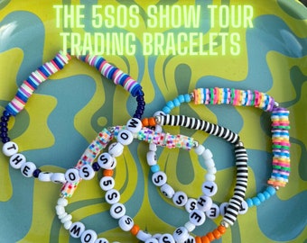 The 5sos show tour trading bracelets | The 5sos show tour | 5 seconds of summer bracelets | 5sos jewelry