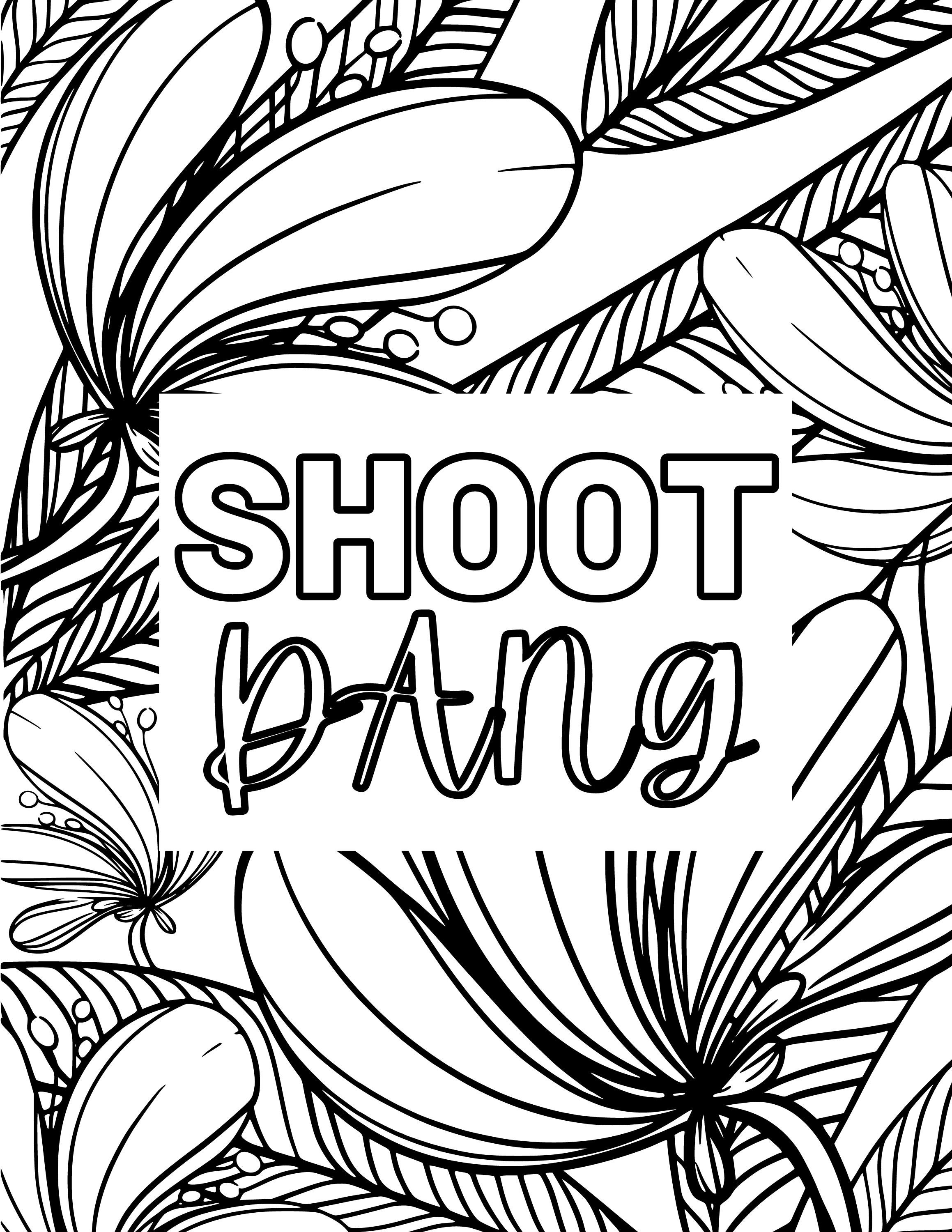 Holy Moly 40 Christian Curse Word Coloring Sheets for Adults Etsy