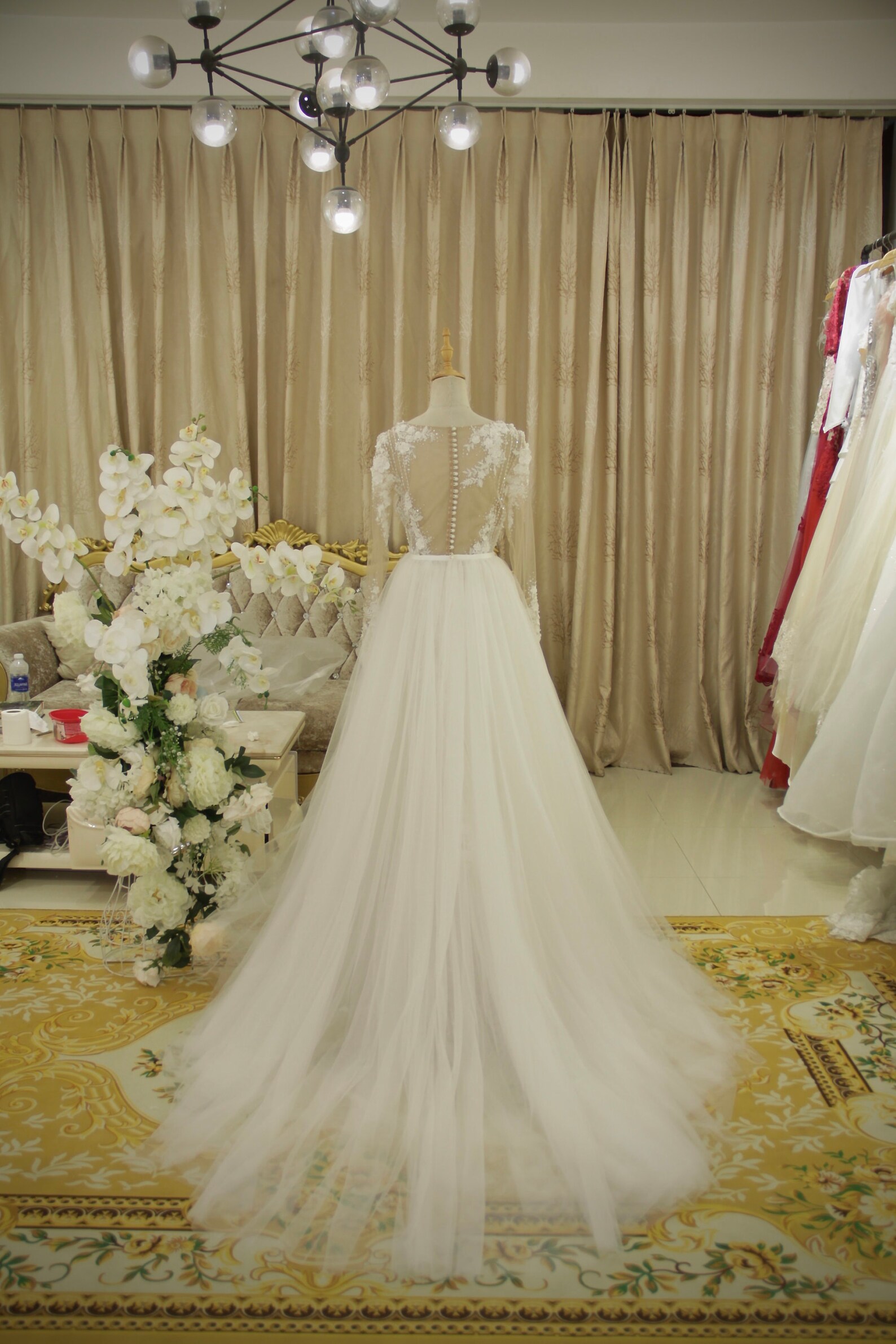 Mermaid Wedding Dress With Detachable Train / Trumpet Wedding Etsy