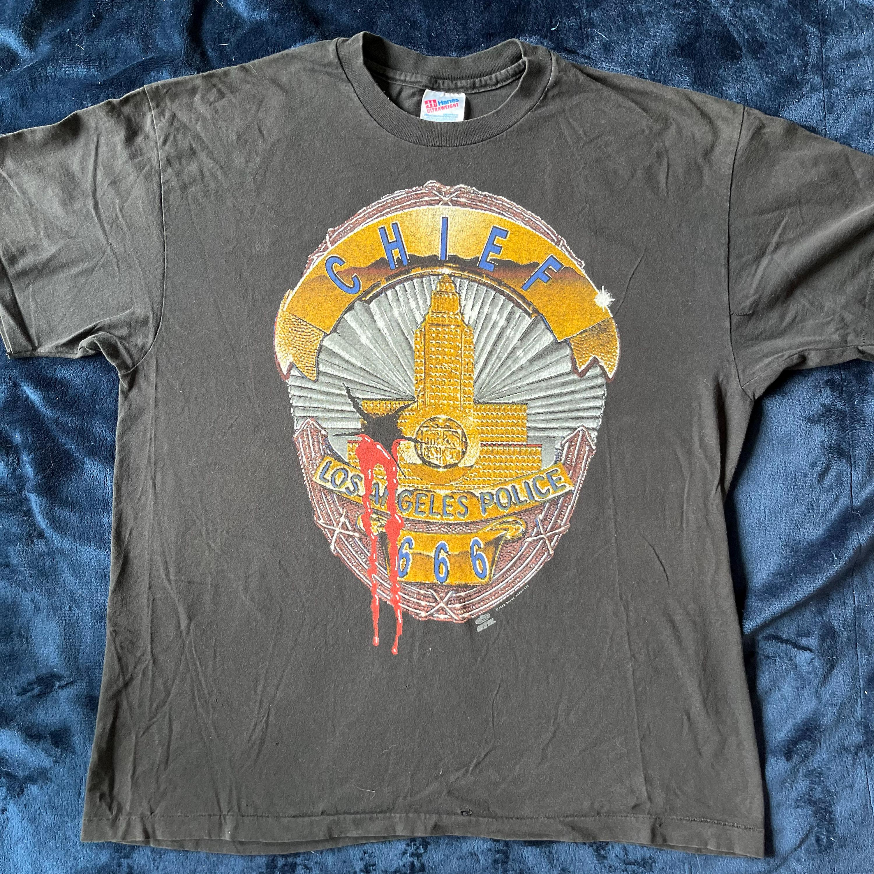 ヴィンテージ 1992 ボディカウント コップキラー Tシャツ (アイスT