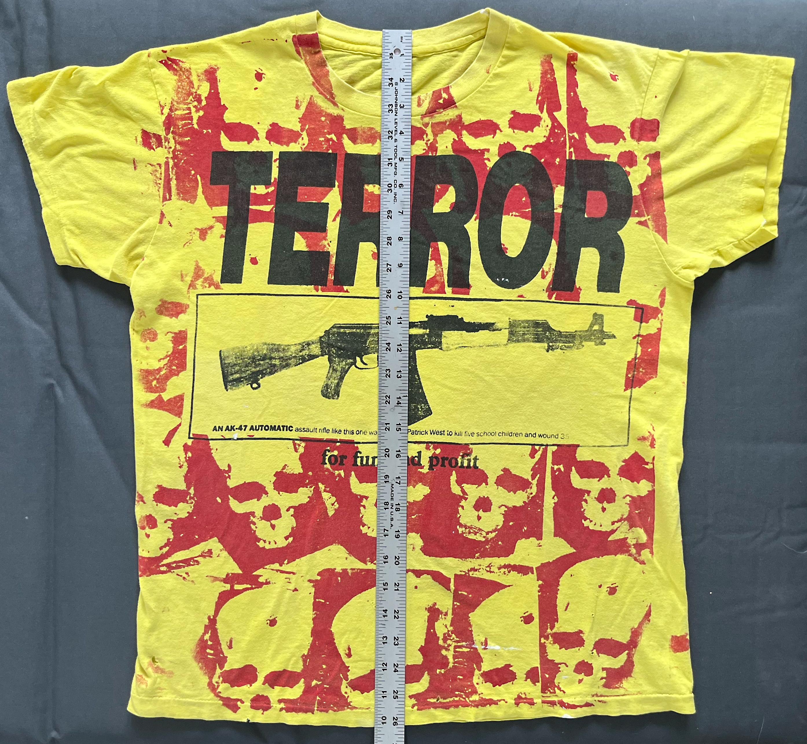 ヴィンテージ ドン・ロック「Terror for Fun and Profit」Tシャツ 