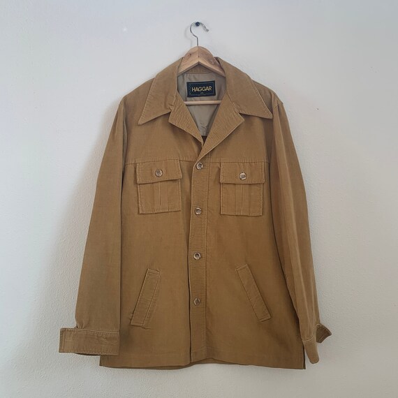 Chaqueta/ camisa pana vintage los 70 de Haggar - Etsy España