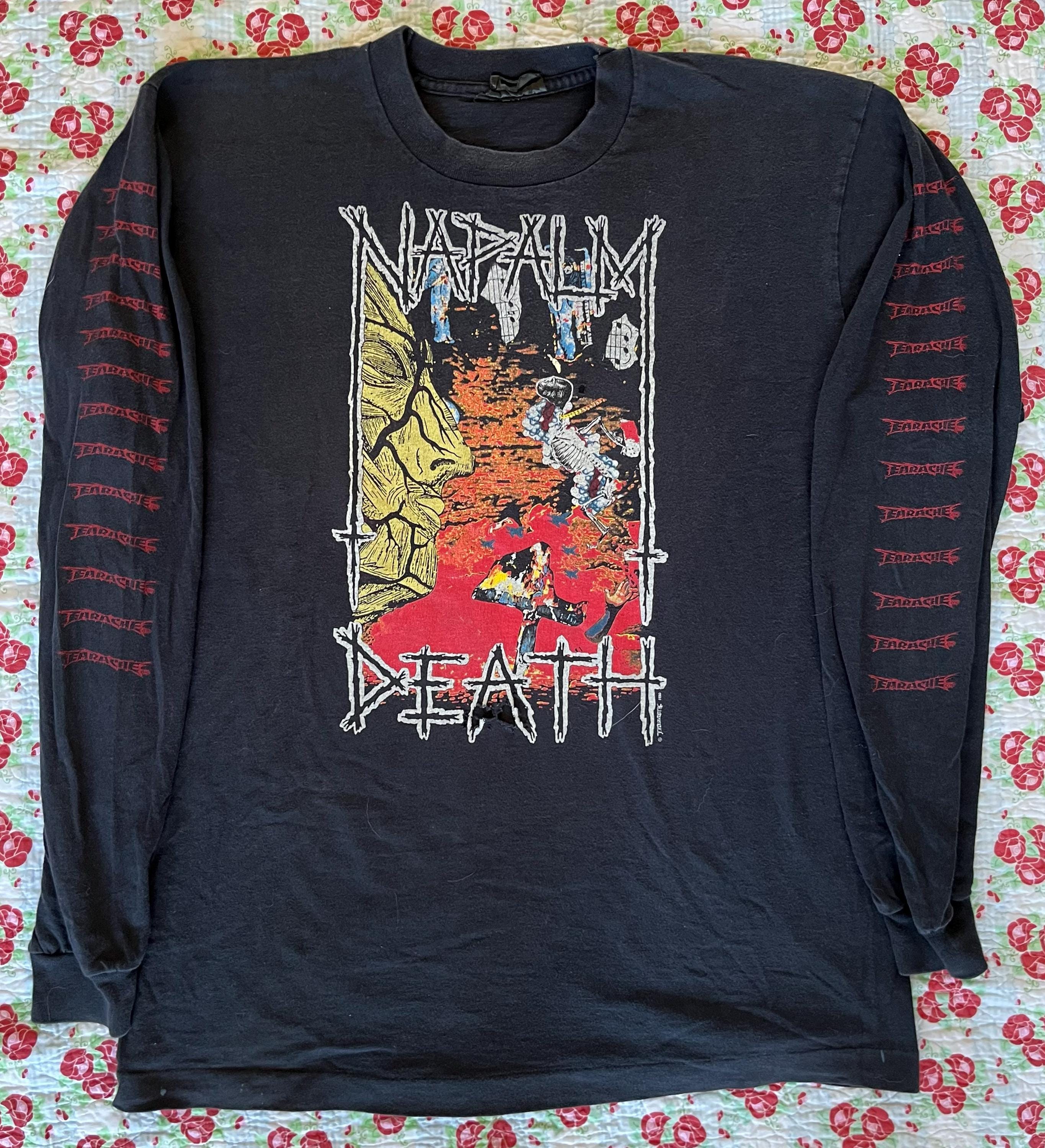 Vintage napalm death shirt - Etsy 日本