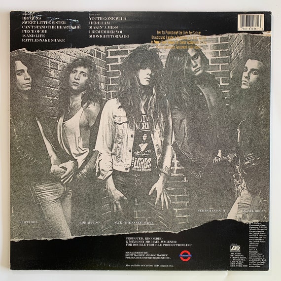 SKID ROW 1stアルバム　US盤レコード Skid Row (80s) New, Cheap & Rare Vinyl Records, CDs, LP