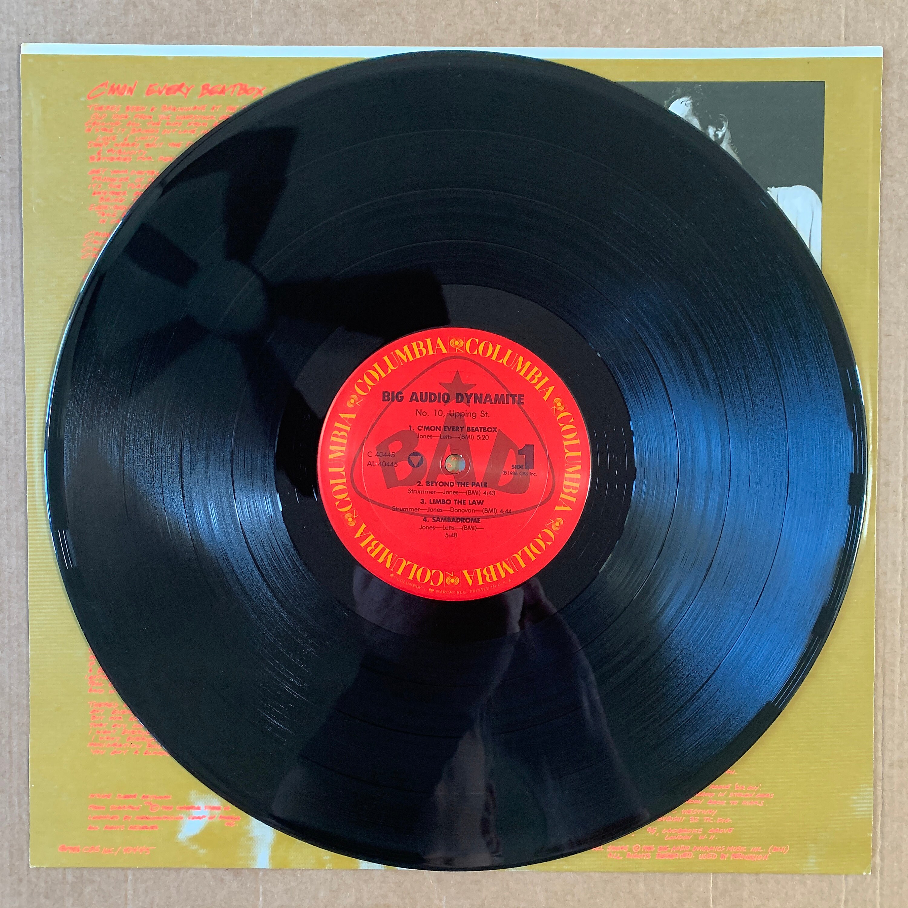 Big Audio Dynamite No. 10 Upping St. 1986 Columbia BFC - Etsy