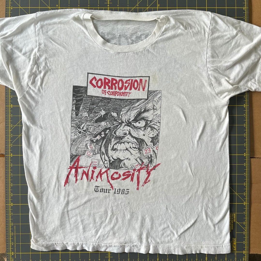 Vintage 1985 Corrosion of Conformity Tour T-shirt – Animosity