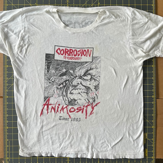 Vintage 1985 Corrosion of Conformity Tour T-shirt – Animosity