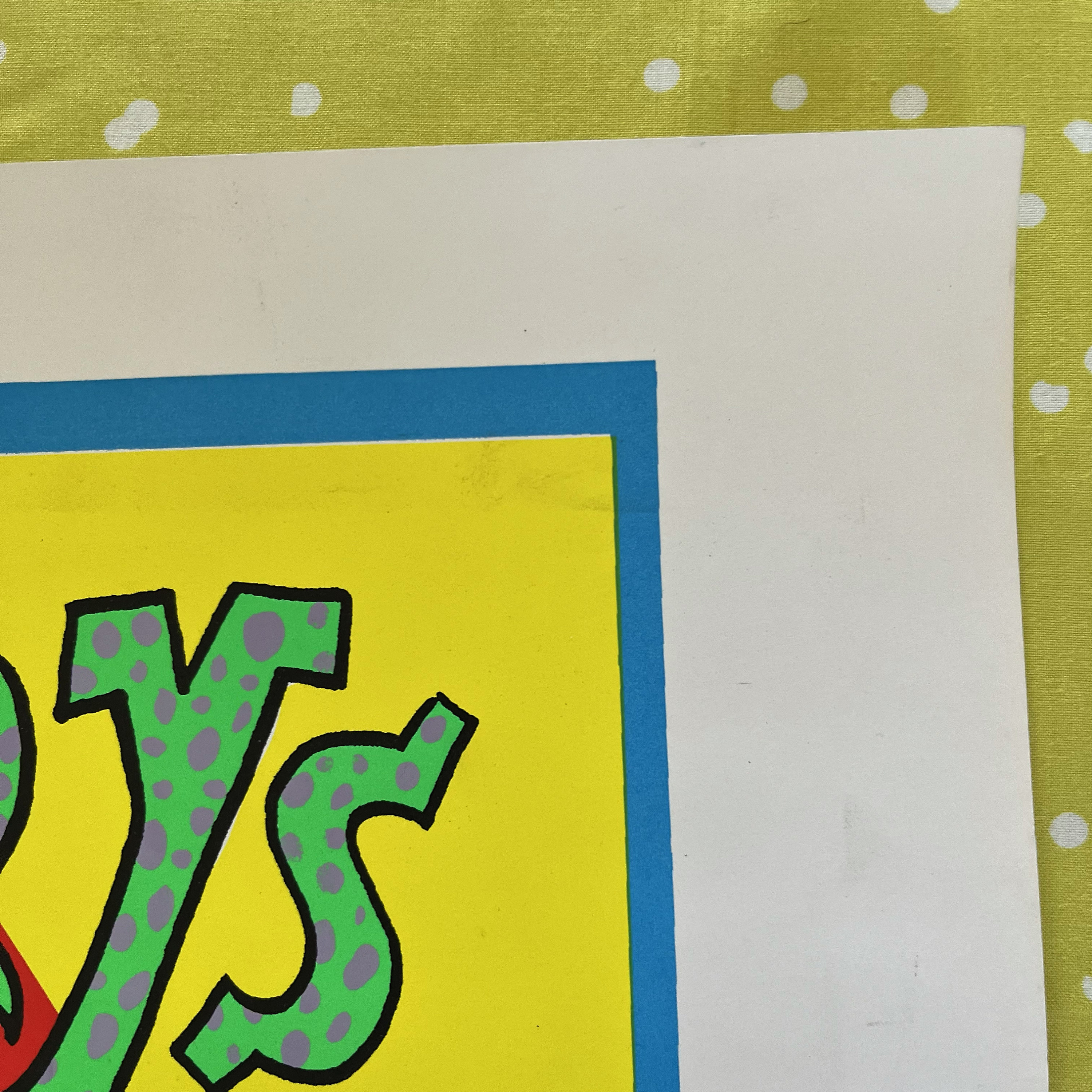 Big Boys 1993 Record Release Poster, Signed & Numbered, Lindsey
