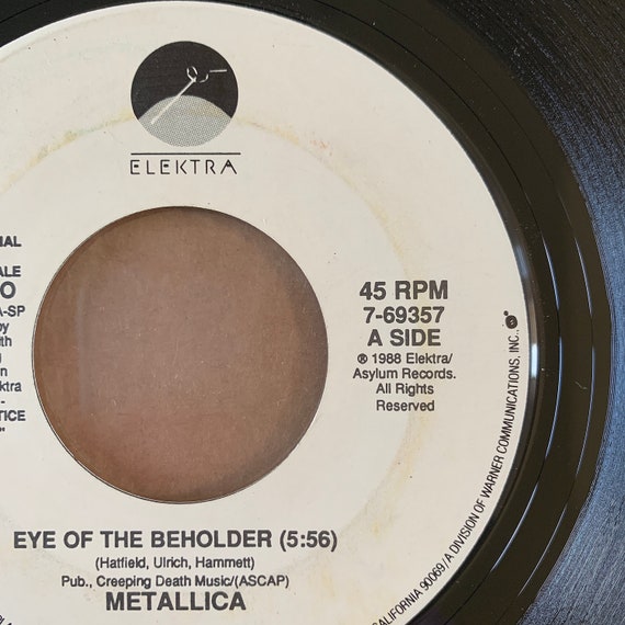 Metallica – Eye of the Beholder (1988, Elektra – 7-69357) ***promo