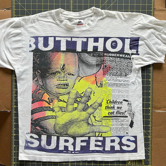 XL 90s Butthole Surfers Vintage Tee USA製 BUTTHOLE SURFERS Rare Vintage Band Shirt XL 90s Grail Rock
