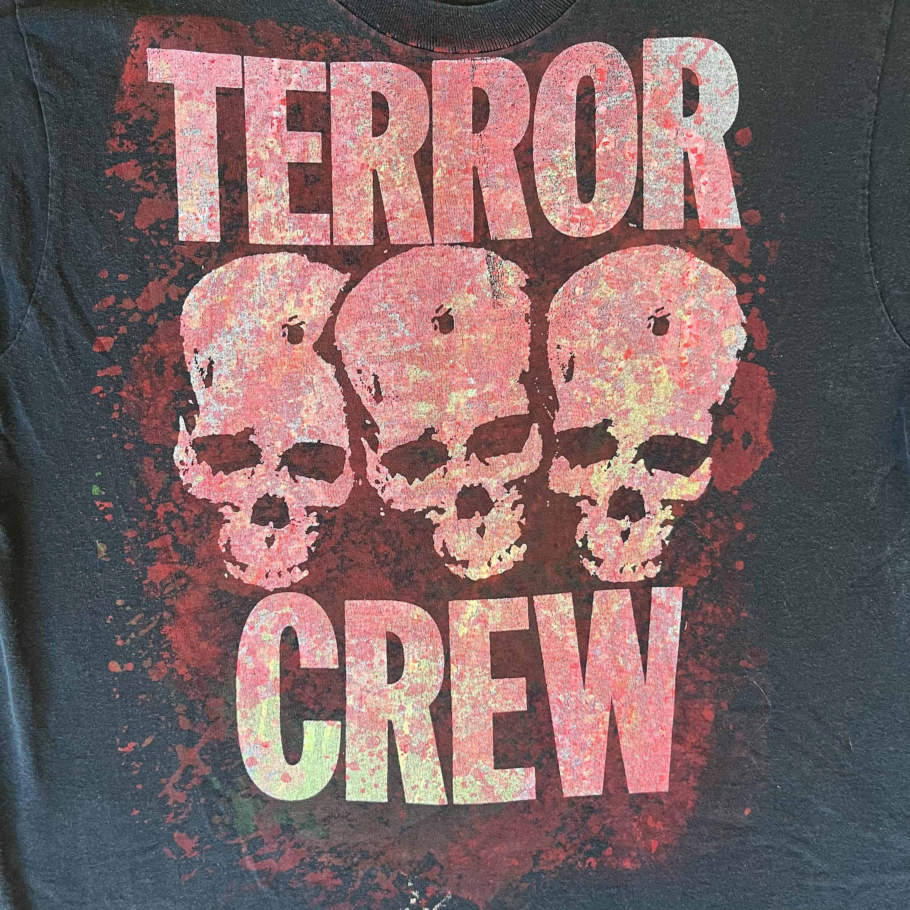 80s 90s TERROR WORLDWIDE Tシャツ DON ROCK Vintage 90's Don Rock Terror Worldwide Charles Manson T-Shirt