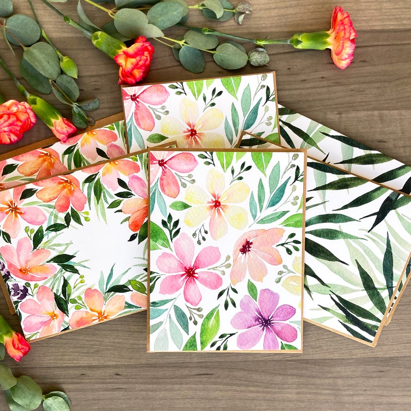 Blank Note Card Set - Etsy